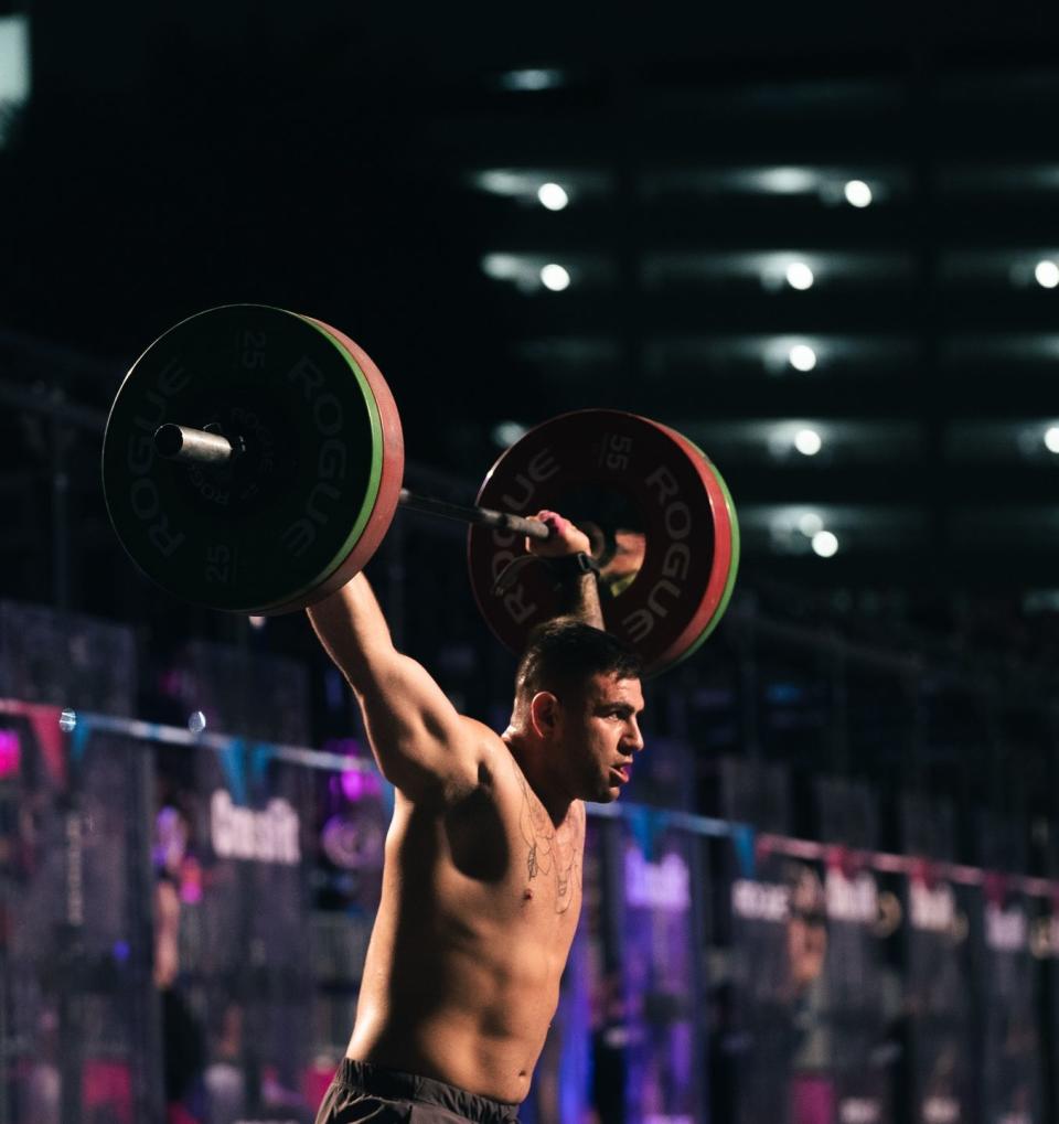 reggie fasa competing at wodapalooza