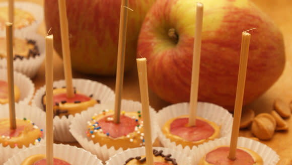 Miniature candied apples