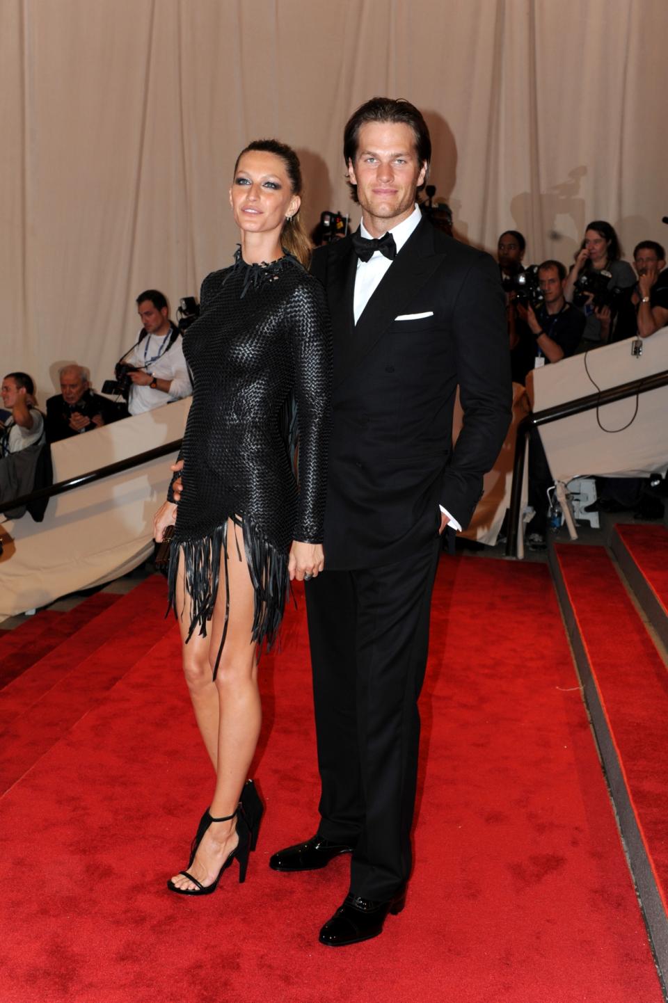 Tom Brady and his model wife, Gisele Bündchen, are red-carpet favorites.