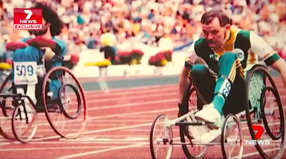 Richard Cordukes won silver and bronze at the 1988 Seoul Paralympics. Source: 7 News