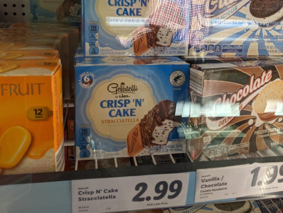 Ice cream at Lidl.