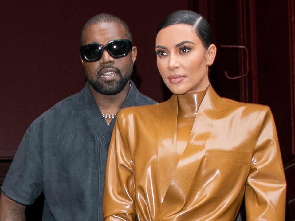 Marc Piasecki/WireImage Kanye West and Kim Kardashian