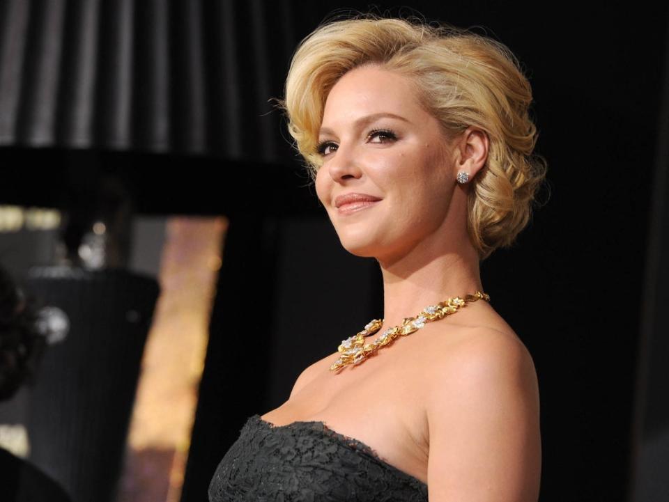 Katherine Heigl returned $3.50 per dollar paid. She was tipped as the next big romcom star but her last three films have performed badly. (Getty Images)