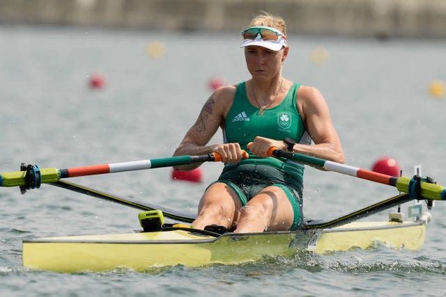 Ireland's Sanita Puspure made a winning start in the women’s single sculls