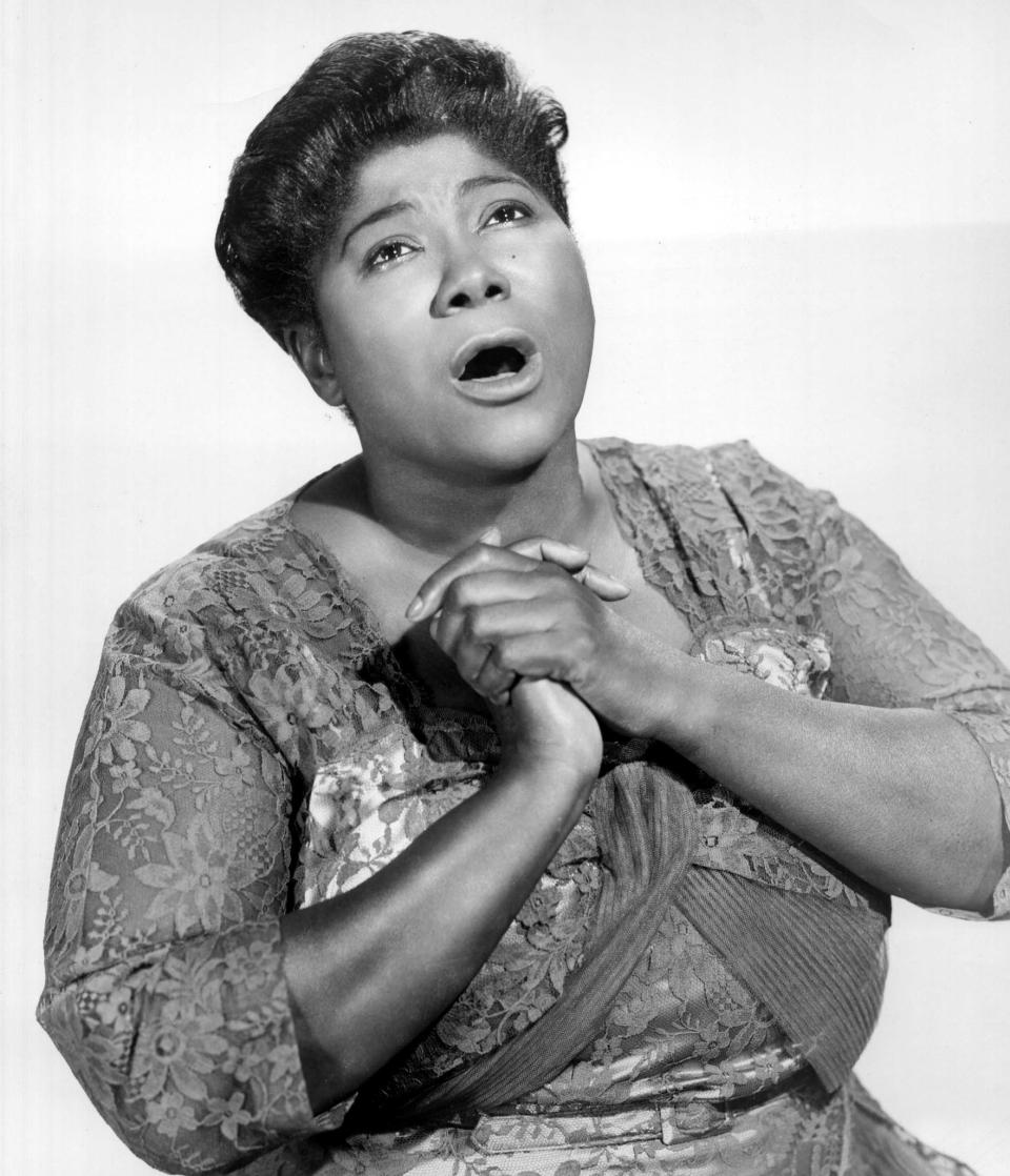 Mahalia Jackson,&nbsp;the <a href="http://www.biography.com/people/mahalia-jackson-9351242#synopsis" target="_blank">Queen of Gospel</a>, is one known as one of the greatest musicians in American history. Jackson&nbsp;sang at the 1963 March on Washington right before Martin Luther King, Jr. gave his "I Have A Dream" speech. While giving&nbsp;his speech, Jackson interjected with &ldquo;<a href="http://www.history.com/this-day-in-history/mahalia-jackson-the-queen-of-gospel-puts-her-stamp-on-the-march-on-washington" target="_blank">Tell them about the dream, Martin</a>.&rdquo; Jackson's words&nbsp;led King to improvise the pivotal latter part of his speech.