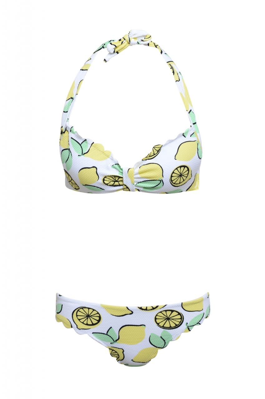 Lemon Print Bikini