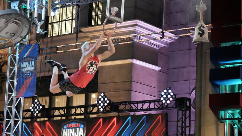 Kai Beckstrand competes on Season 15 of “American Ninja Warrior.”