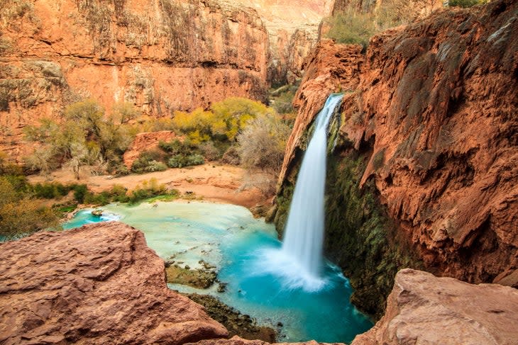 Havasupai Indian Reservation, where the tribe's only water source is at risk from uranium mining.