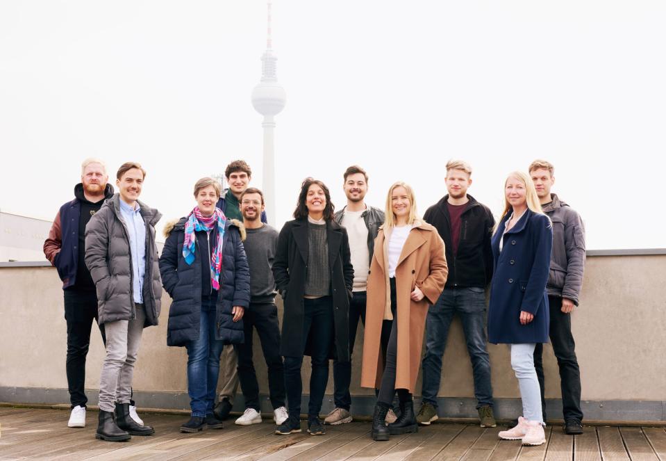 Das Formo-Team um die beiden Gründer Britta Winterberg (3. von links) und Raffael Wohlgensinger (7. von links)