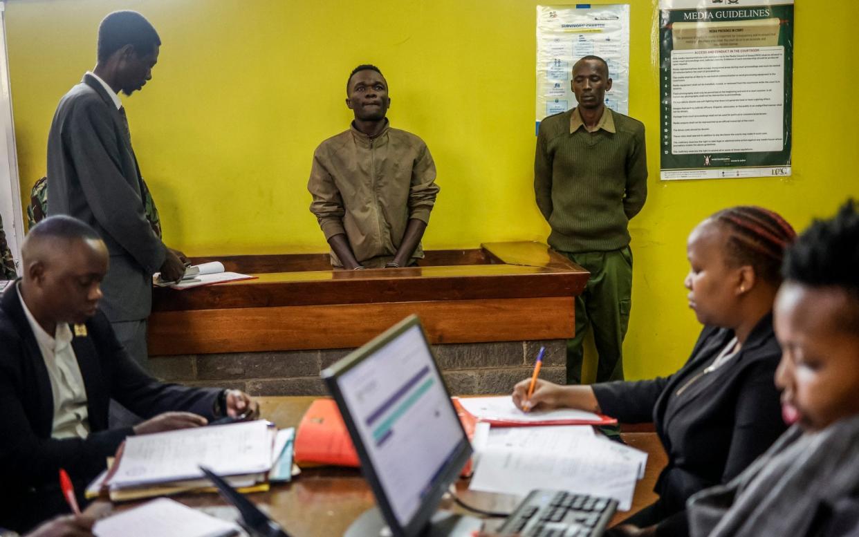 Collins Jumaisi Khalusha in court