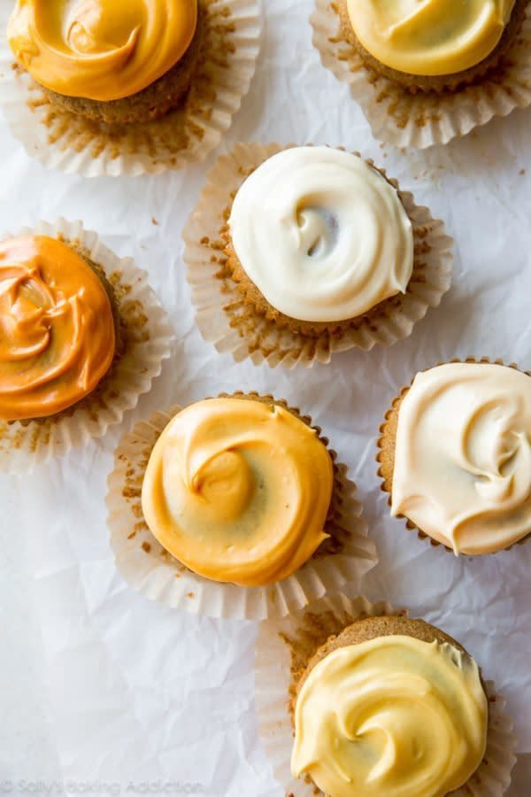 <strong>Get the <a href="http://sallysbakingaddiction.com/2016/09/12/ombre-spice-cupcakes/" target="_blank">Ombre Spice Cupcakes recipe</a>&nbsp;from Sally's Baking Addiction</strong>