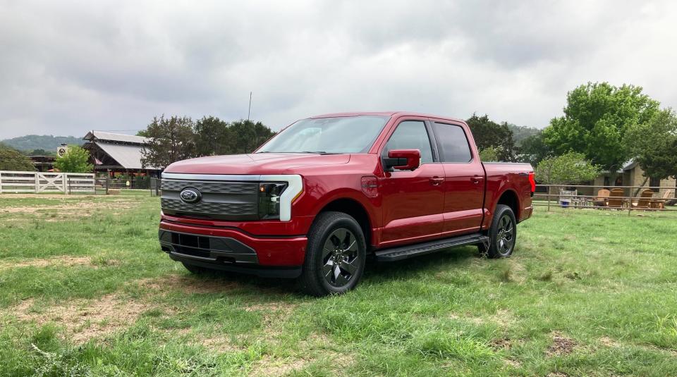 The Ford F-150 Lightning.