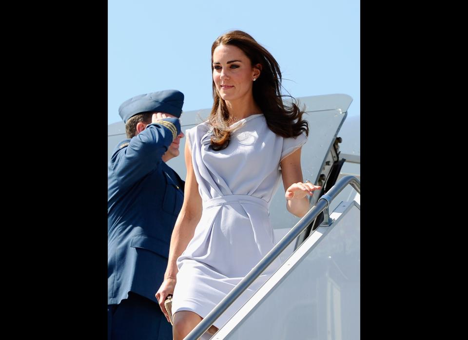 Overpacking takes on a whole new meaning for the Duchess of Cambridge this holiday season. And according to <em>the Cut</em>, Kate Middleton is going to need an extra big suitcase for her travels- which require five outfit changes a day. In the words of a royal expert on such matters, this means "a casual outfit for breakfast, a smart outfit -- and a hat -- for the morning church service, a dress for lunch, a cocktail dress for early evening drinks and a full-length dress for the evening meal." Yikes, and we thought <em>we</em> had issues overpacking. (Getty photo)