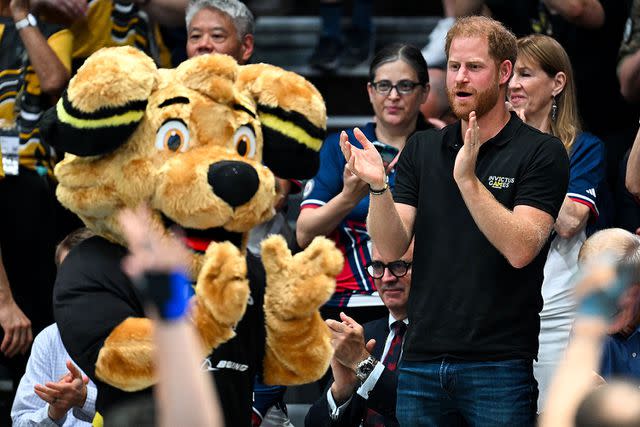 <p>Tim Rooke/Shutterstock</p> Price Harry at the 2023 Invictus Games