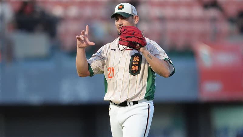 統一獅勝騎士去年半季結束後轉戰韓國職棒。（資料圖／統一獅提供）