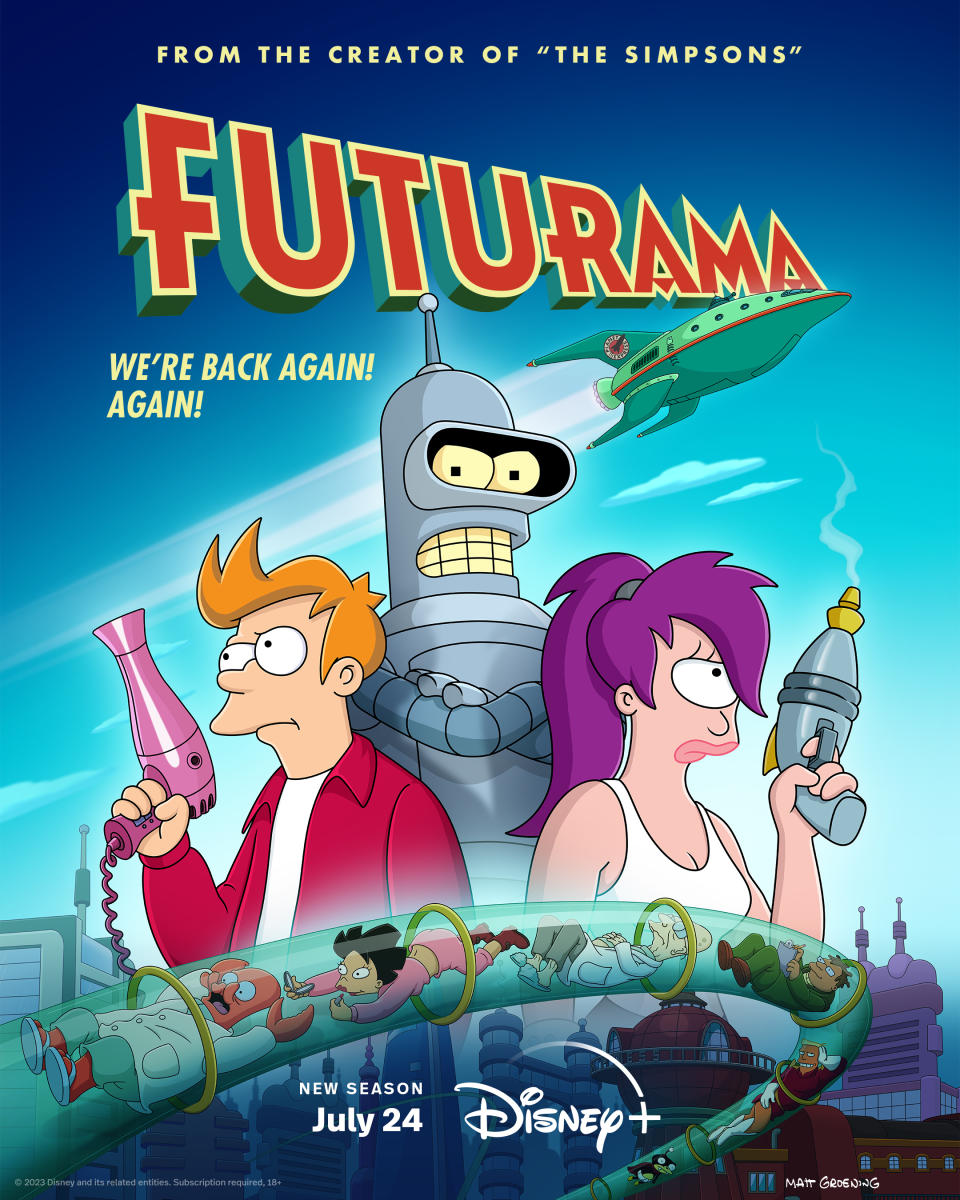 Futurama returns for S11 on Disney+. (Disney+)