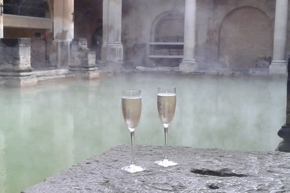 Roman Baths and Pump Room/National Champagne Week