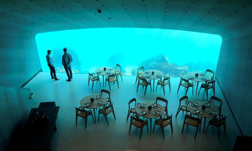 The underwater restaurant in Norway