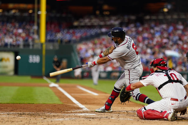 Olson blasts 2 HRs, Acuña has 4 hits as Braves overpower Phillies 