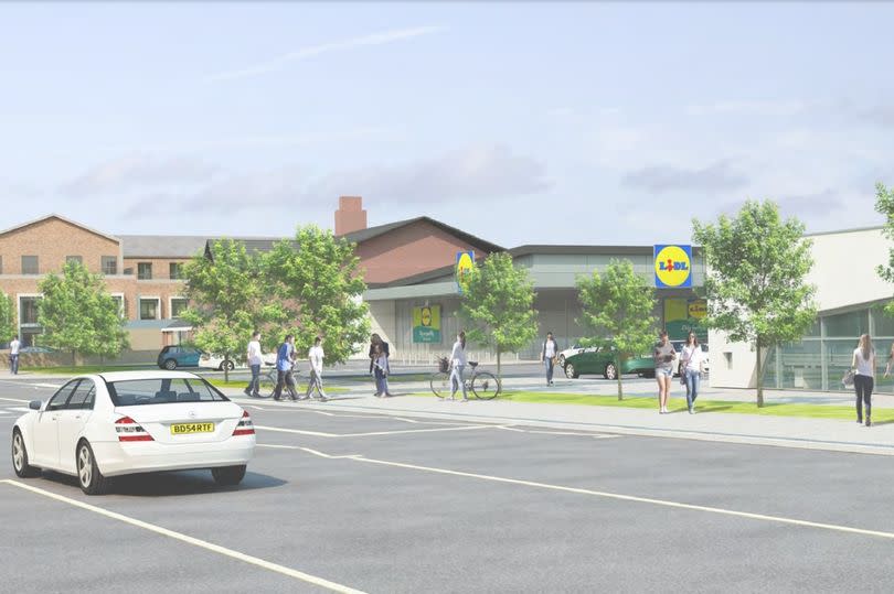 How the new Lidl in Moreton could look