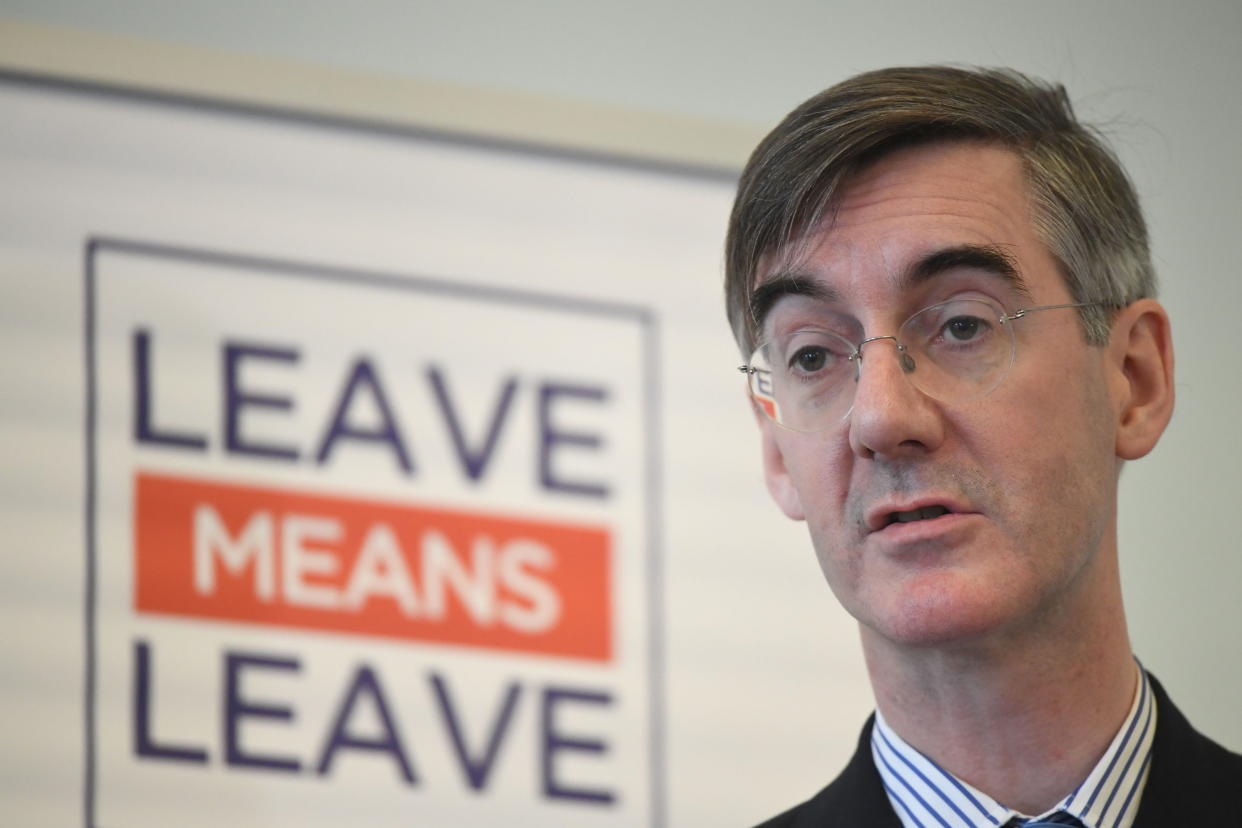 Brexit supporting Conservative MP Jacob Rees-Mogg (Getty)