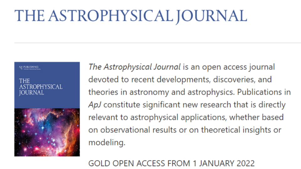 澳洲雪梨大學最新研究發表於《天文物理期刊》。（圖／翻攝自IOP官網）