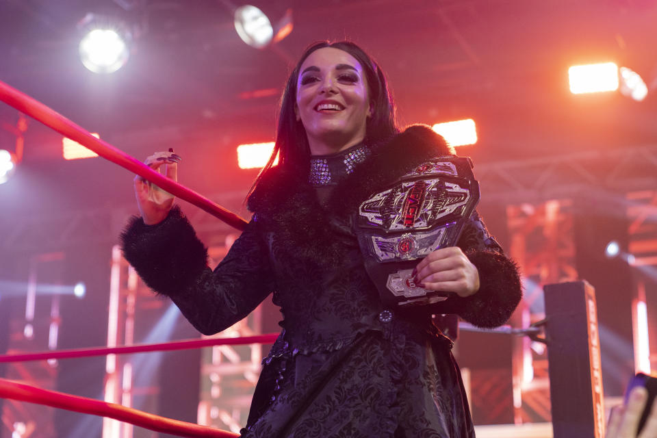 Deonna Purrazzo is seen during an episode of IMPACT. (Photo courtesy of IMPACT wrestling)