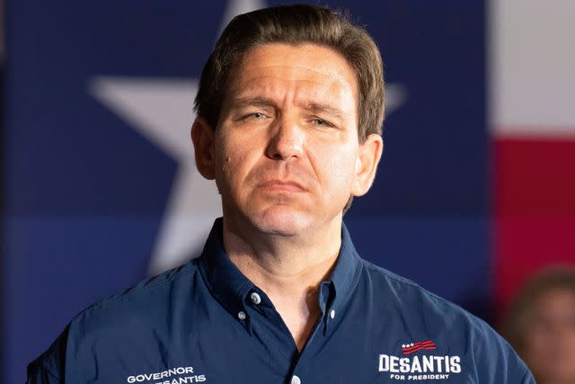 <p>SUZANNE CORDEIRO/AFP via Getty</p> Florida Gov. Ron DeSantis.