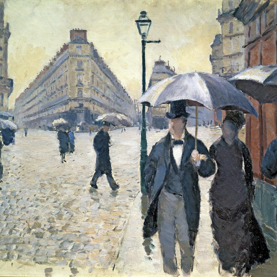 Sketch for Paris, a Rainy Day, 1877 by Gustave Caillebotte