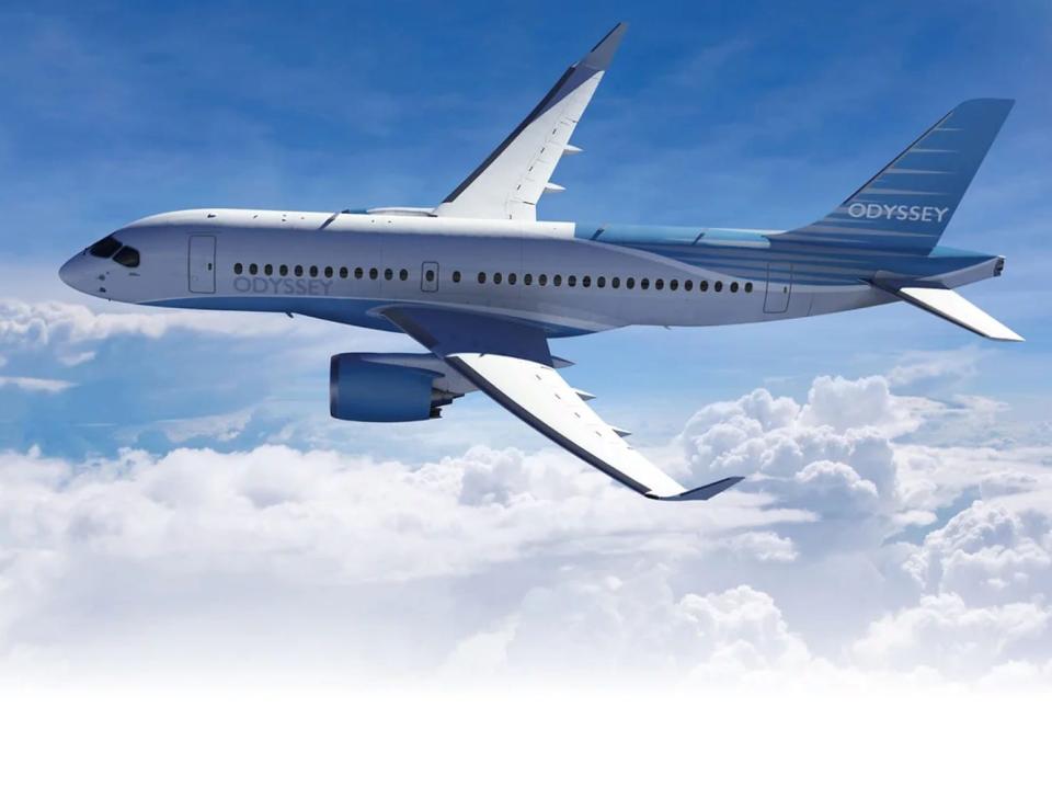 Rendering of an Odyssey Air A220.