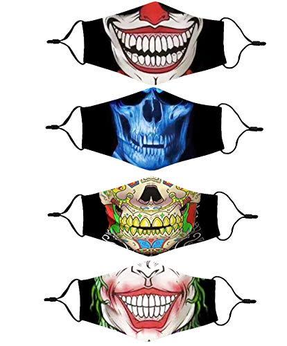 5) Creepy Clown Face Mask