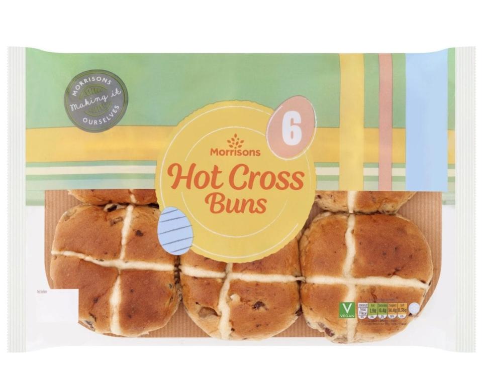 Morrisons Hot Cross Buns