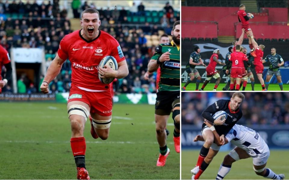 Ben Earl, Nick Isiekwe and Max Malins - Getty Images