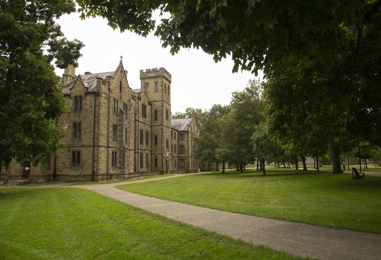 Ascension Hall on the campus of Kenyon College in Gambier, Ohio on Sept. 17, 2020.