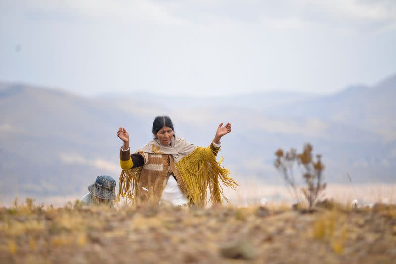 In South America's Andes locals pray for rain amid drought