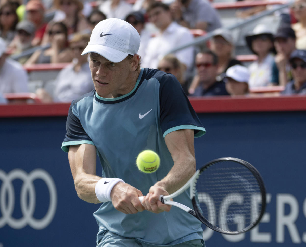 Defending champion Jannik Sinner beats Borna Coric in Montreal in return from tonsillitis