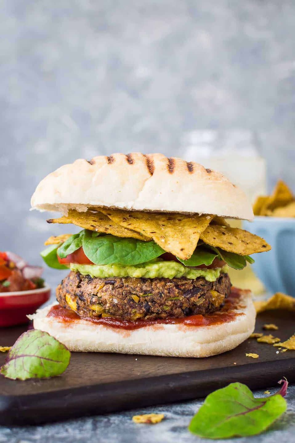 <p>Get the <a href="https://domesticgothess.com/blog/2018/06/18/vegan-mexican-bean-burgers/" rel="nofollow noopener" target="_blank" data-ylk="slk:Vegan Mexican Bean Burgers;elm:context_link;itc:0;sec:content-canvas" class="link ">Vegan Mexican Bean Burgers</a> recipe. </p><p>Recipe from <a href="https://domesticgothess.com/" rel="nofollow noopener" target="_blank" data-ylk="slk:Domestic Gothess;elm:context_link;itc:0;sec:content-canvas" class="link ">Domestic Gothess</a>. </p>