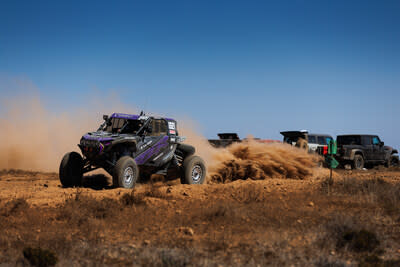 Polaris Factory Racing driver Cayden MacCachren and co-driver Hailey Hein, led the charge once again at the 2024 SCORE Baja 400, securing an impressive fourth consecutive win in the SCORE series while taking the UTV Overall and Pro UTV Open class win.