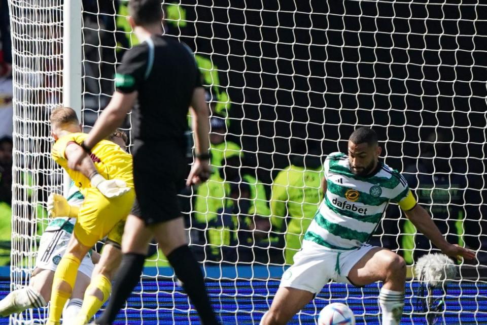 Cameron Carter-Vickers says Celtic had to dig deep to win at Hampden, and they have to continue to do so over the last six games of the campaign. <i>(Image: PA)</i>