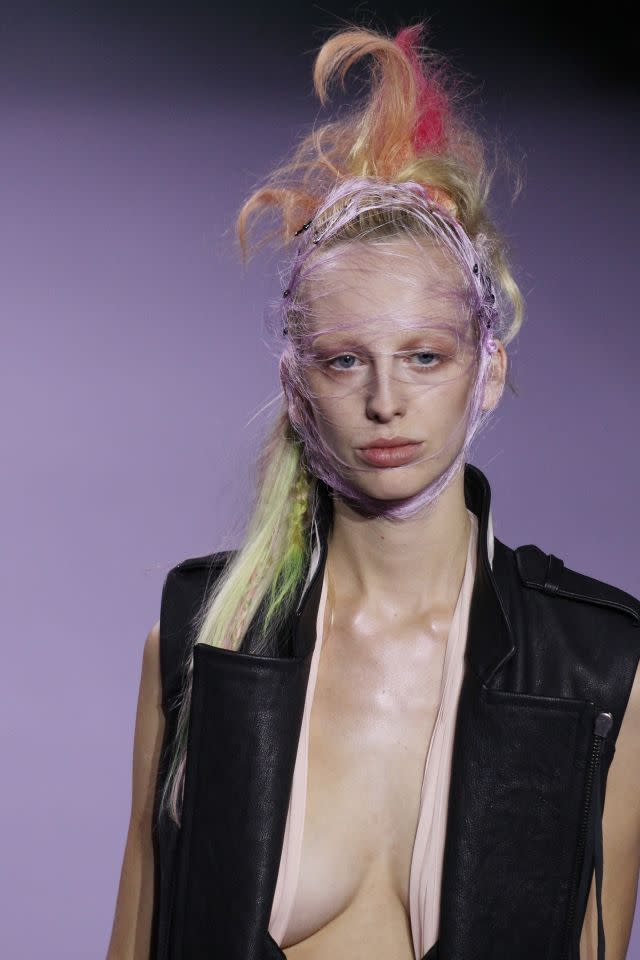 Haider Ackerman Revives Multi-Colored Hair