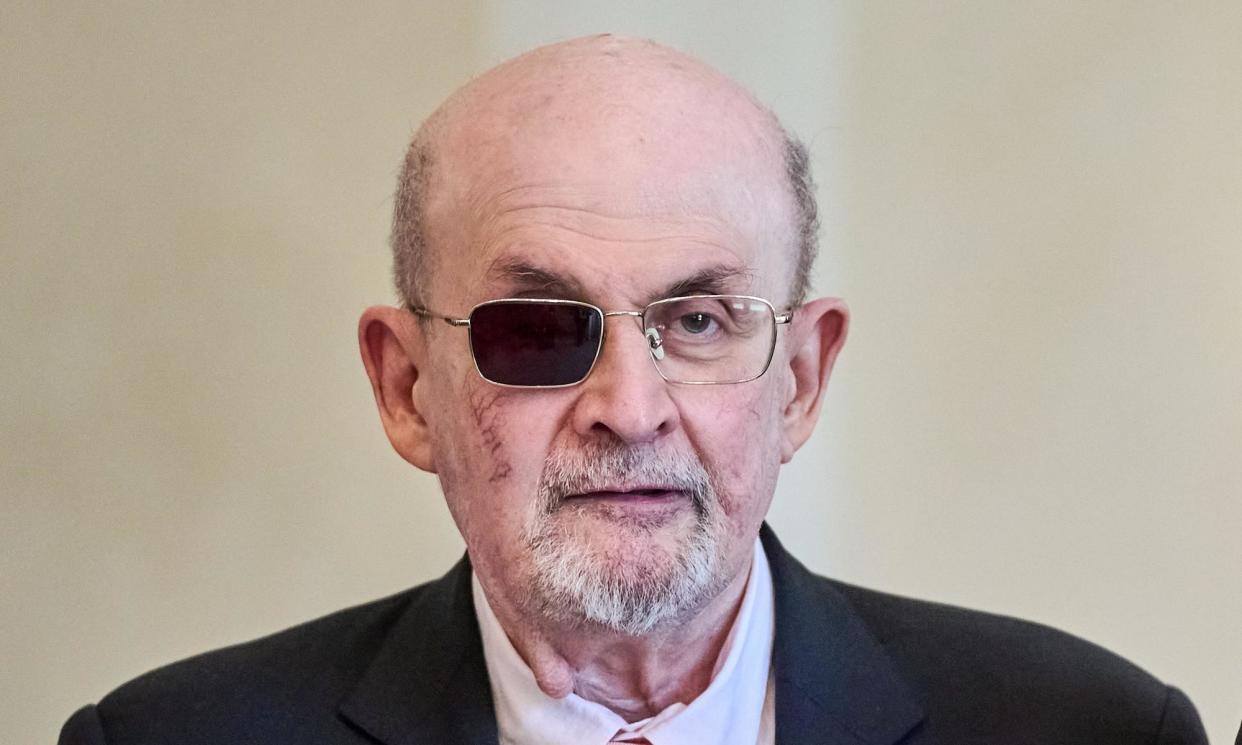 <span>Salman Rushdie in May 2024.</span><span>Photograph: snapshot-photography/F Boillot/Rex/Shutterstock</span>