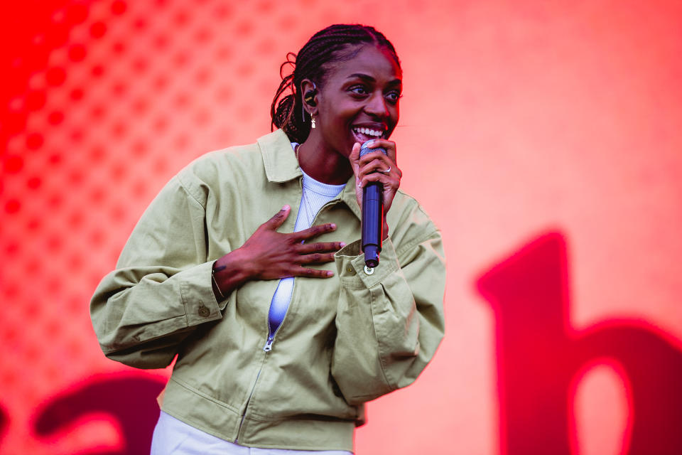 Cat Burns performs at Chepstow Racecourse on July 02, 2023 in Chepstow, Wales. (Photo by Mike Lewis Photography/Redferns)