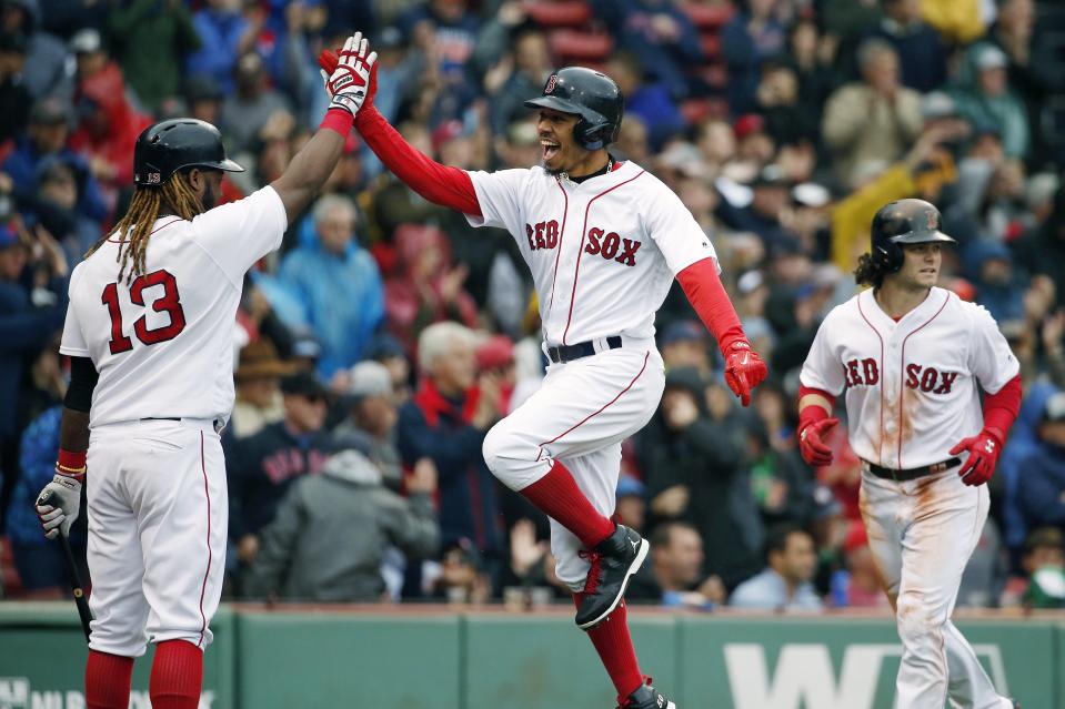 The Boston Red Sox made it back-to-back AL East titles with Saturday's win against the Astros. (AP)