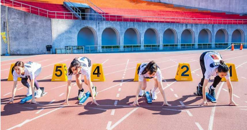 本賽季女選手實力也不容小覷，晏柔中、采子、房思瑜都刷新女生短跑紀錄，光是短跑項目比試，就有9位選手突破第一季新高。（圖／台視提供）