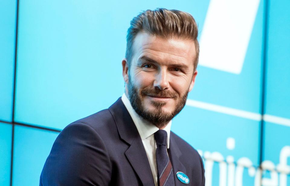 <p>David Beckham</p> (PA)