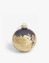 <p><a rel="nofollow noopener" href="http://www.selfridges.com/GB/en/cat/christmas-glass-bauble-with-foil-detail-8cm_200-3001109-I41213/" target="_blank" data-ylk="slk:BUY NOW;elm:context_link;itc:0;sec:content-canvas" class="link ">BUY NOW</a></p><p><strong>Christmas Glass Bauble with Foil Detail, £10, Selfridges</strong></p>