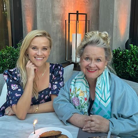 <p>Reese Witherspoon Instagram</p> Reese Witherspoon and her mom Betty.