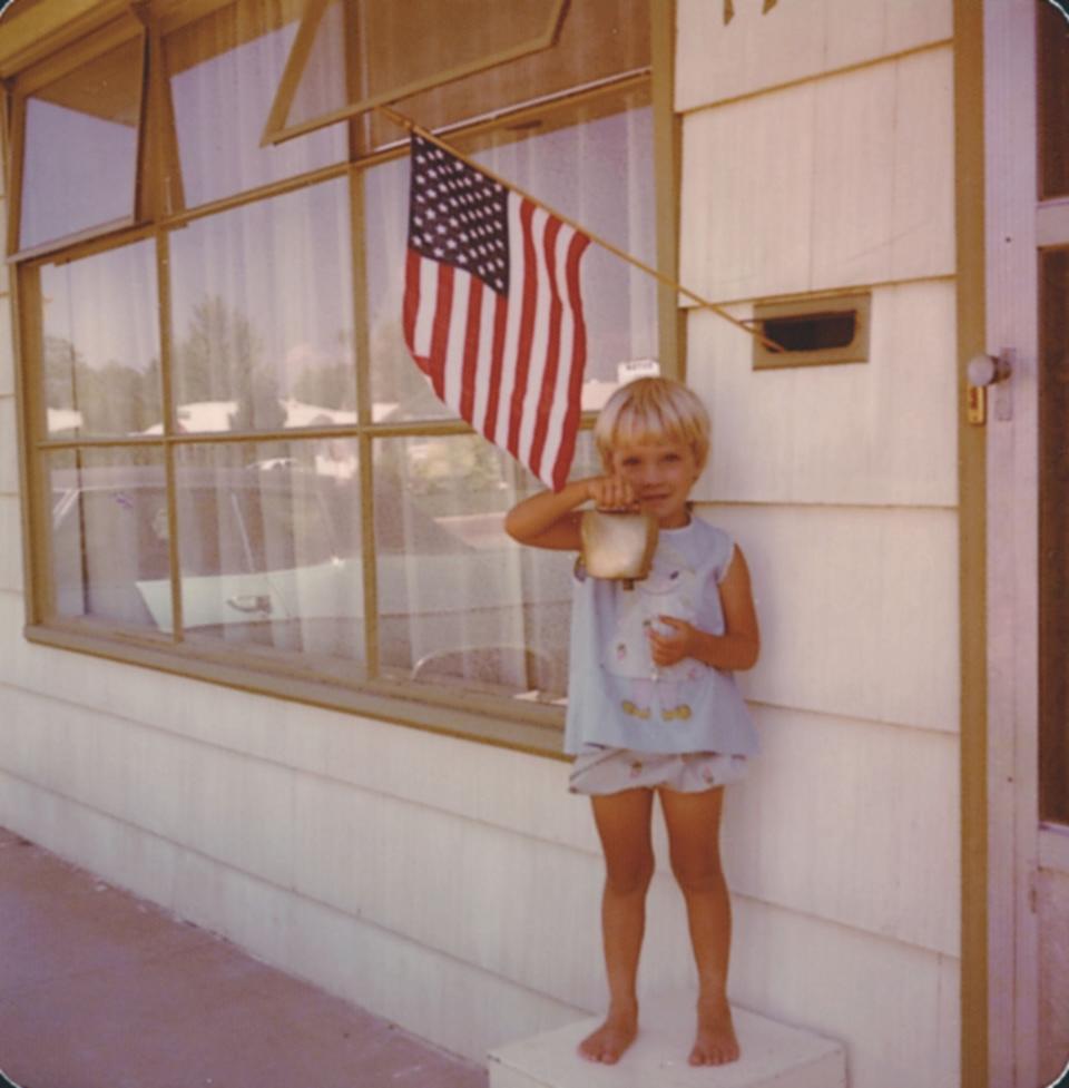 Politics and the media were early influences. When she was six years old, after her family visited the White House, she climbed onto a milk crate and declared she would one day work there.