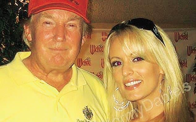 Stormy Daniels and Donald Trump