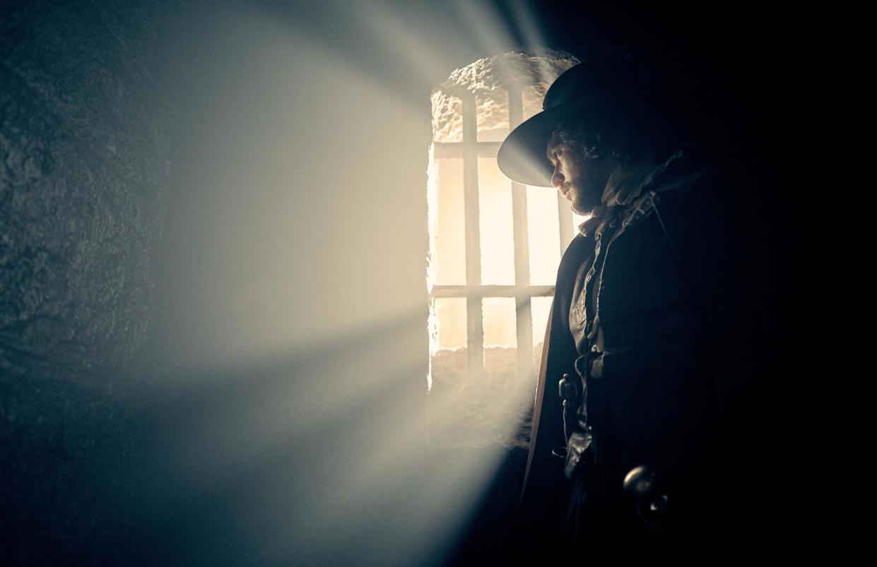 Kit Harrington in Gunpowder: BBC